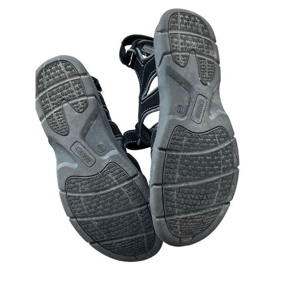 Khombu Women's Black Gray Adjustable Strap River Walk Hiking Sandals Size 9M - Picture 6 of 13